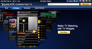 Yahoo! widgets for your TV