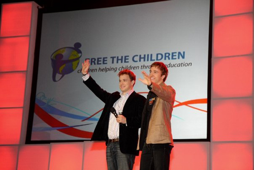Marc & Craig Kielburger, Founders of Free the Children (courtesy Free the Children)
